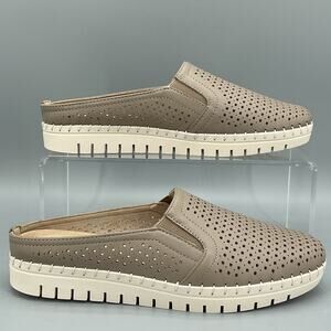 NEW Bella Vita Women’s Refresh Athleisure Mules Gray Size 6.5WW